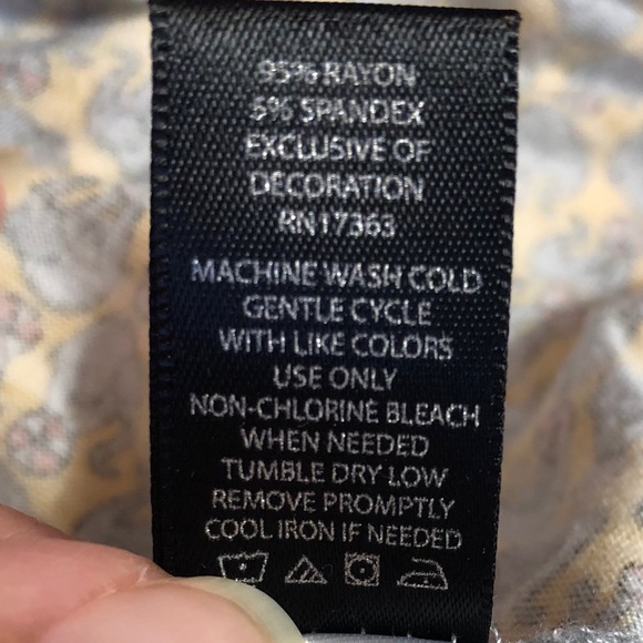 🐘 Kensie elephant T-shirt dress Size Large - Picture 6 of 6